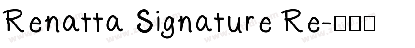 Renatta Signature Re字体转换